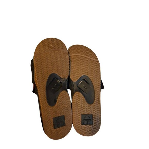 Reef Mens Slide Sandals Black Non-Slip Rubber Casual Footwear Size 11 - Picture 3 of 6